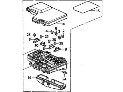 Acura 38250-SY8-A11 Box Assembly, Relay