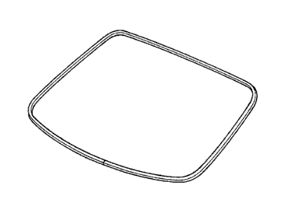 Acura 73250-SY8-A01 Molding, Rear Windshield