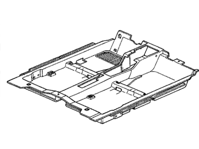 Acura 83301-SY8-A00ZB Floor Mat (Quartz Gray)