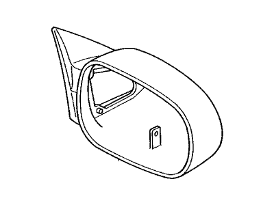 Acura 76251-SY8-A02ZE Door Side Rear View Mirror Housing-Cap/Cover Left (Primrose Mist Metallic)