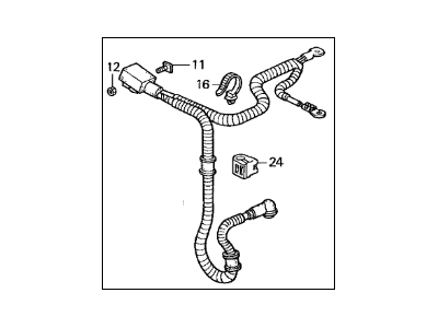 Acura 32410-SY8-A01 Starter Cable Assembly