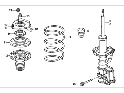 2006 Acura RSX Shock Absorber - 51601-S6M-A22