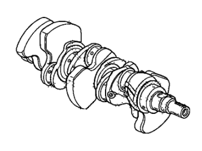 2012 Acura TL Crankshaft - 13310-RK2-A01