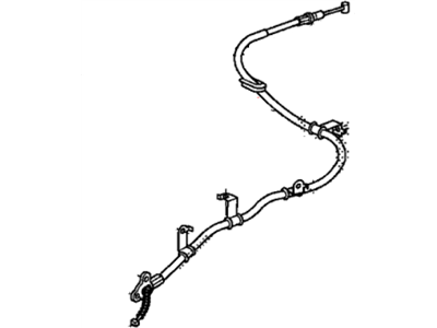 2009 Acura MDX Parking Brake Cable - 47520-STX-A02