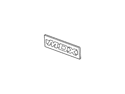 2007 Acura MDX Emblem - 08F20-STX-20003