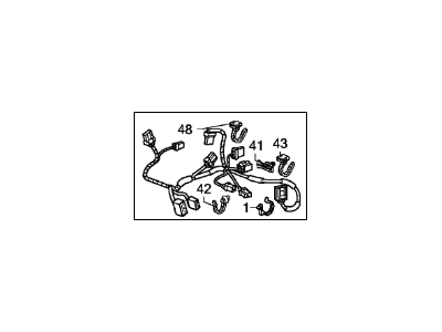 Acura 32157-STX-A00 Air Conditioner Sub-Wire Harness