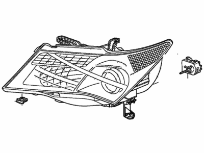 Acura MDX Headlight - 33151-STX-A01