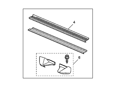 Acura 08L33-STX-200A1 Running Board Assembly, Passenger Side