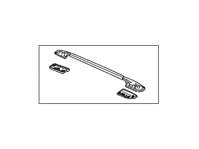 Acura 08L02-STX-200B1 Passenger Side Roof Rail Assembly