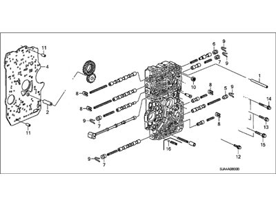 Acura 27000-RYF-A00 Body Assembly, Main Valve