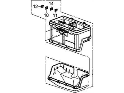 Acura 38250-STX-A01 Relay Box Assembly