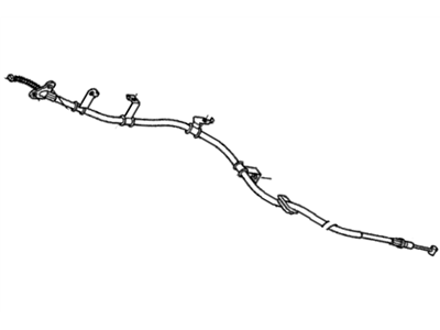 Acura 47560-STX-A02 Wire B, Driver Side Parking Brake