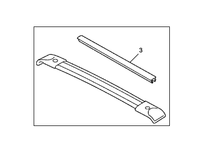 Acura 08L04-STX-20001 Crossbar Assembly