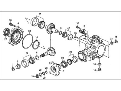 Acura Transfer Case - 29000-RT4-000