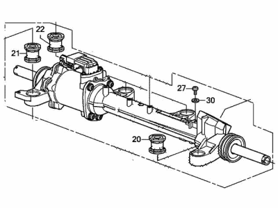 Acura TSX Steering Gear Box - 53601-TP1-A31