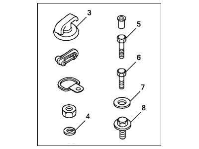 Acura 08L96-TL2-200R1 Hardware Kit