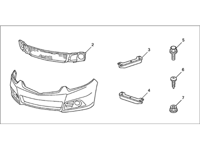 Acura 08P02-TL2-230A Bumper, Front Sports (Grigio Metallic)