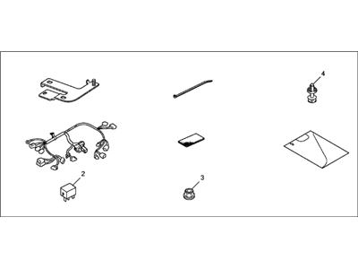 Acura 08E92-TL2-200 Attachment, Remote Engine Starter