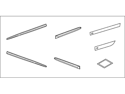 2009 Acura TSX Door Moldings - 08P05-TL2-260