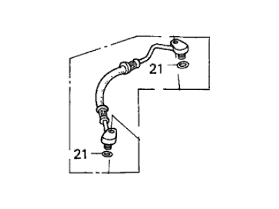 Acura 16723-PR7-A51 Hose D, Fuel Feed