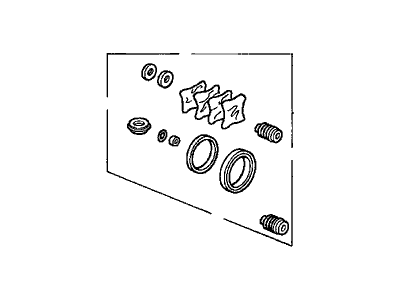 Acura 43224-SL0-003 Shim, Pad (Outer)