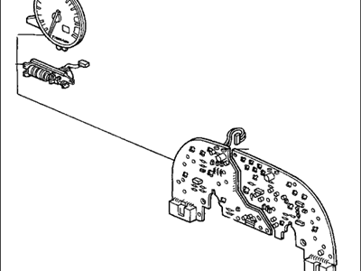 Acura 78130-SL0-A53 Tachometer & Odometer Print Panel