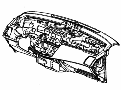 2009 Acura RDX Instrument Panel - 77100-STK-A01ZA