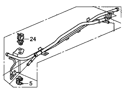 Acura 19540-RWC-A00 Install Pipe