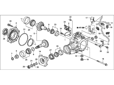 2007 Acura RDX Transfer Case - 29000-RWE-000