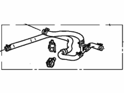 Acura RDX Brake Booster Vacuum Hose - 46402-STK-A03