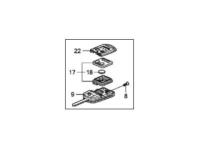 Acura 35111-STK-315 Key