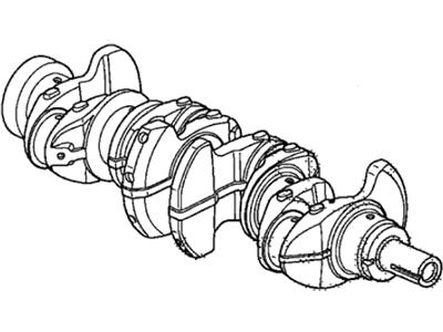 2011 Acura RDX Crankshaft - 13310-RWC-A00