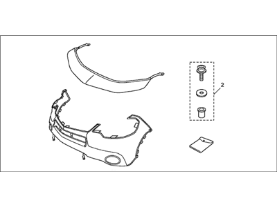 Acura 08P35-STK-200 Nose Mask (Full)