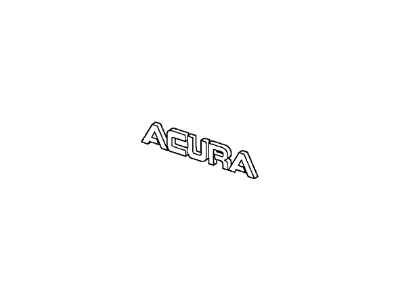 Acura 08F20-STK-20006 Emblem (Acura) (Gold)