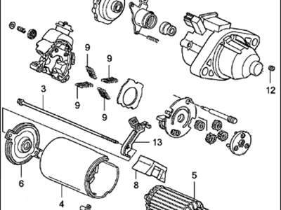 2010 Acura RDX Starter Motor - 06312-RWC-506RM