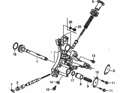 Acura 27200-RWE-000 Body Assembly, Regulator
