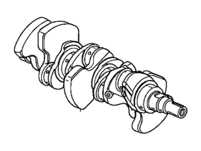 2009 Acura RL Crankshaft - 13310-RKG-000