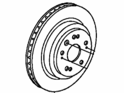 Acura RL Brake Disc - 42510-SJA-000