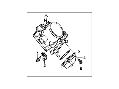 Acura 16400-RBB-J02 Fuel Injection Throttle Body