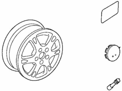 Acura TSX Rims - 08W17-SDB-100A
