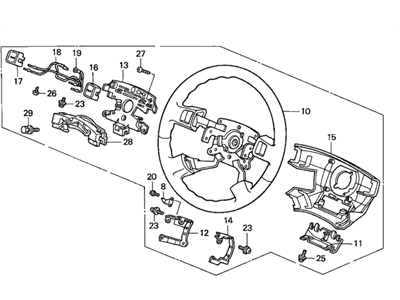 Acura RL Steering Wheel - 78510-SZ3-A71ZB