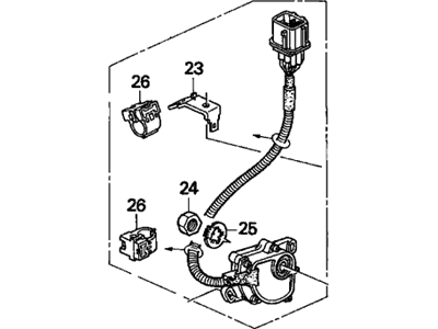 2002 Acura RL Neutral Safety Switch - 28900-P5D-003