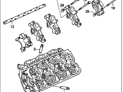 2001 Acura RL Cylinder Head - 12100-P5A-000