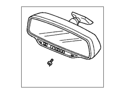 2003 Acura RL Mirror - 76400-SZ3-A51ZE