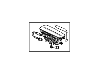 Acura 06780-SZ3-A81ZC Passenger Airbag Assembly (Medium Taupe)