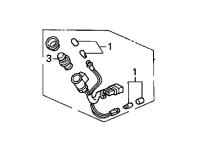 Acura 83413-SZ3-003 Armrest Lock Pin