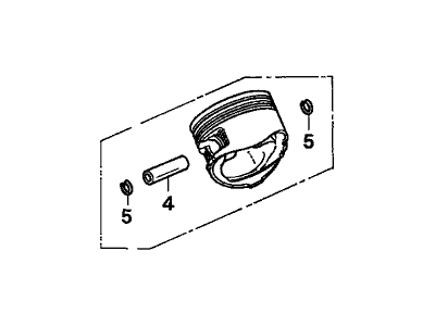 1997 Acura RL Crankshaft - 13310-P5A-000