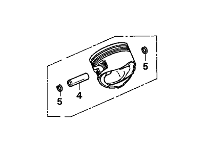 1996 Acura RL Crankshaft - 13310-P5A-000