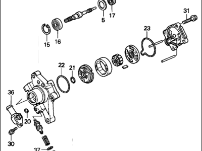 Acura RL Power Steering Pump - 06561-P5A-506RM