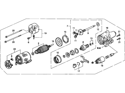 1997 Acura RL Starter Drive - 31214-P5A-A01